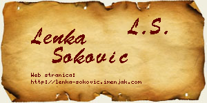 Lenka Soković vizit kartica